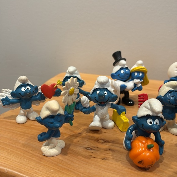 Lot of 28 vintage smurf collection - Picture 2 of 16